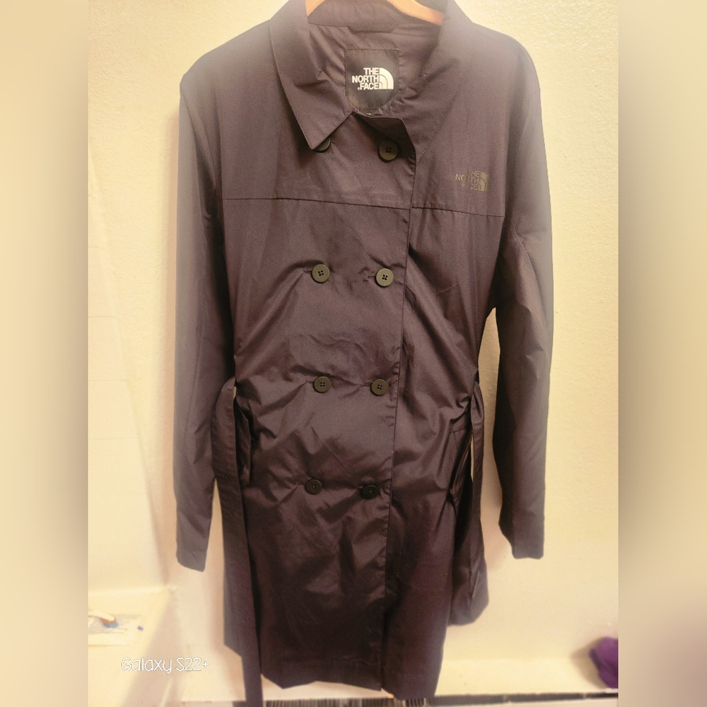 Womens Northface Size Large Trench/Rain Coat